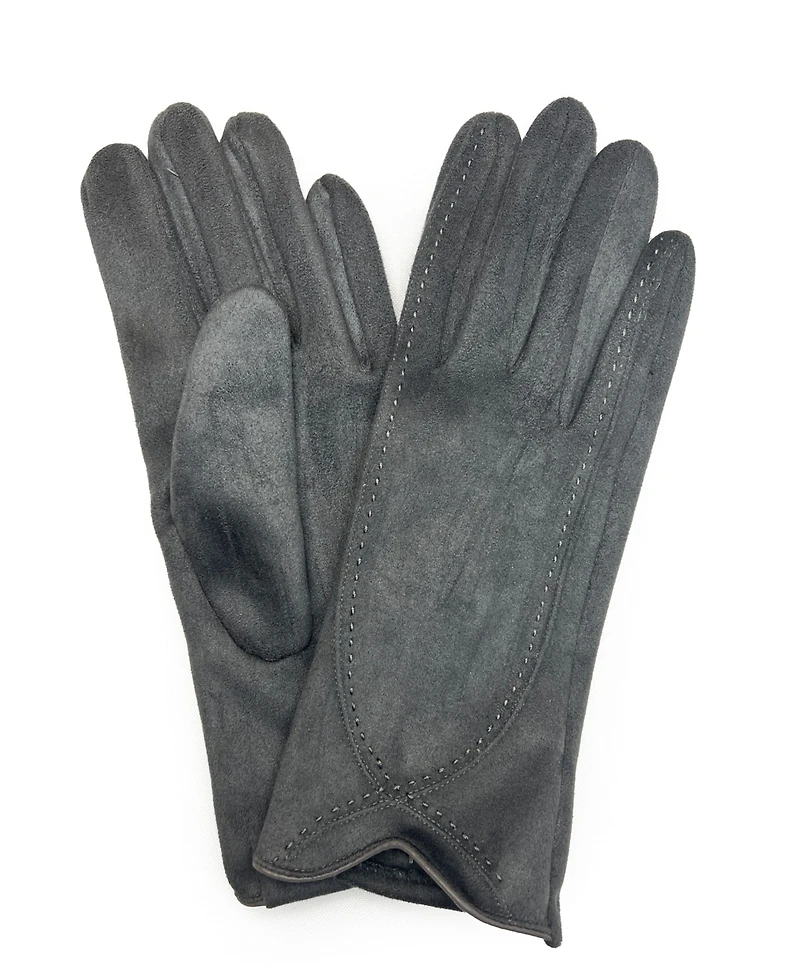 Marcus Adler Women's Stitched Faux Suede Touchscreen Glove