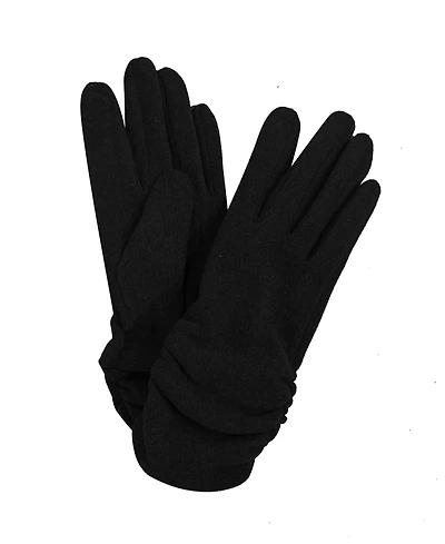Marcus Adler Women's Rouched Ultra Cozy Jersey Touchscreen Glove