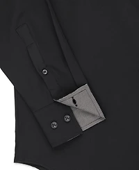 ConStruct Men's Slim-Fit Solid Performance Stretch Cooling Comfort Dress Shirt