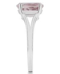 Macy's Women's Rose Quartz (2-1/2 ct.t.w.) Ring Sterling Silver