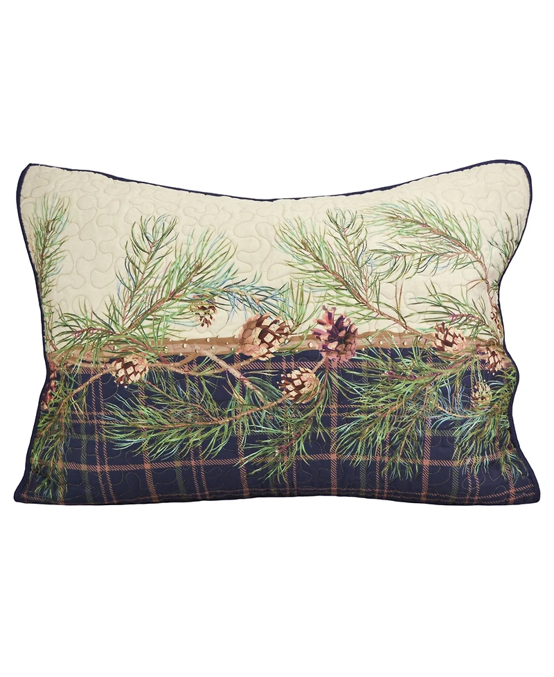 Donna Sharp Pine Boughs 3 Piece Quilt Set, Queen