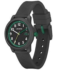 Lacoste Kids L.12.12 Light Black Silicone Strap Watch 32mm