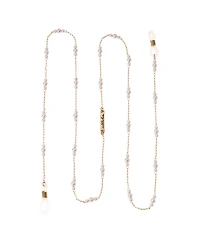 Ettika Women's 18k Gold Plated Imitation Pearl Moments Glasses Chain