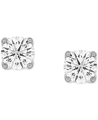 Alethea Certified Diamond Stud Earrings (1 ct. t.w.) in 14k White Gold featuring diamonds with the De Beers Code of Origin, Created for Macy's
