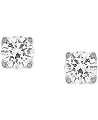 Alethea Certified Diamond Stud Earrings (3/4 ct. t.w.) in 14k White Gold featuring diamonds with the De Beers Code of Origin, Created for Macy's
