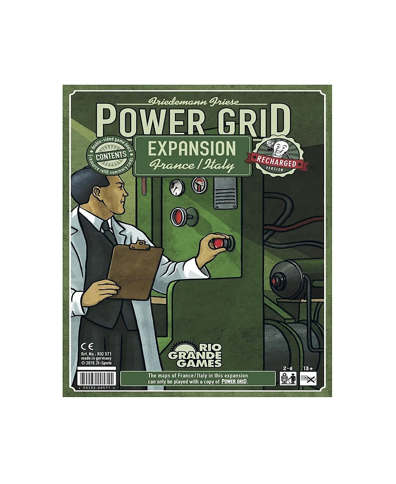 Power Grid France, Italy Expansion Economic Board Game