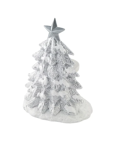 Avanti Sparkle Snowflakes Holiday Resin Toothbrush Holder