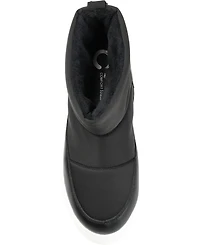 Journee Collection Women's Sethie Platform Cold Weather Puffer Booties