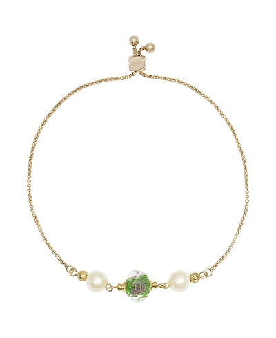 2028 Crystal and Imitation Pearl Bracelet