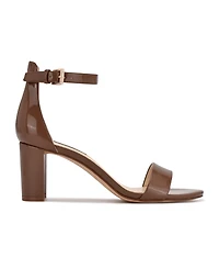Nine West Women's Pruce Round Toe Block Heel Dress Sandals