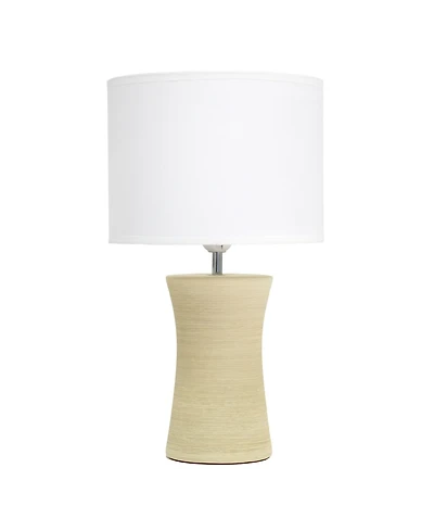 Simple Designs Hourglass Table Lamp