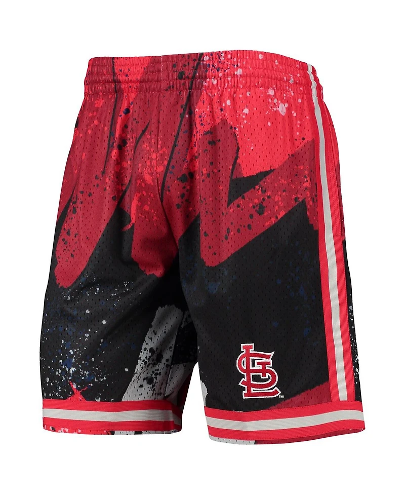 Men's Mitchell & Ness Red St. Louis Cardinals Hyper Hoops Shorts