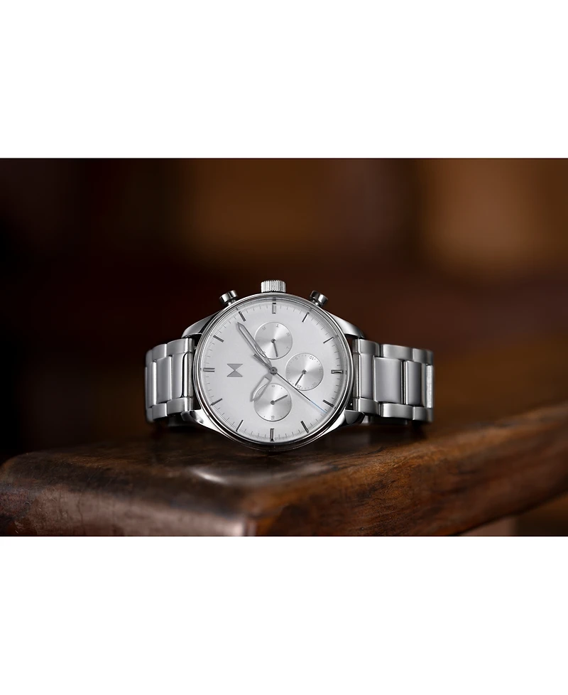 Mvmt Men's Chronograph Airhawk Stainless Steel Bracelet Watch 42mm