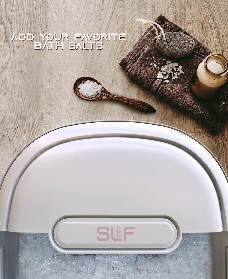Tzumi Slf Heated Portable Bubble Bath Foot Massager
