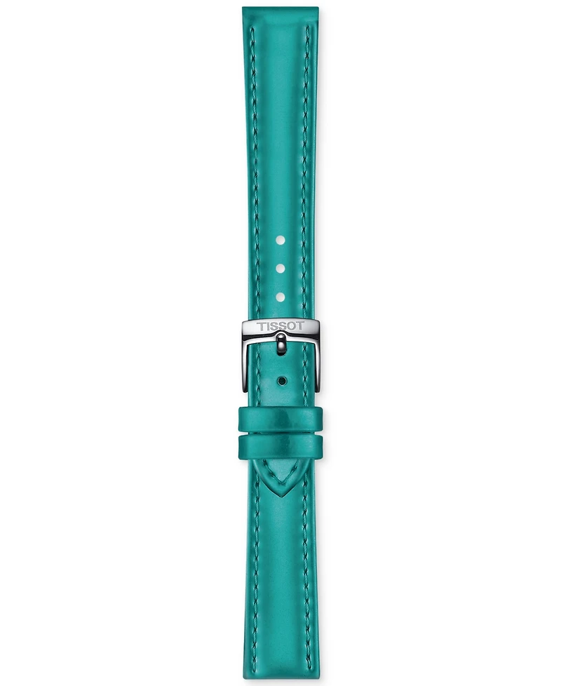 Tissot Women's Swiss Everytime Green Faux Leather Strap Watch 34mm