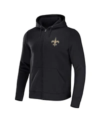 Men's Nfl x Darius Rucker Collection by Fanatics Black New Orleans Saints Rocker Full-Zip Hoodie