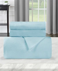 Superior Solid 3-Piece Duvet Cover Set, Full/Queen