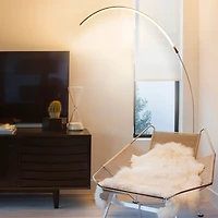 Sparq 67" Dimmable Led Modern Arc Floor Lamp