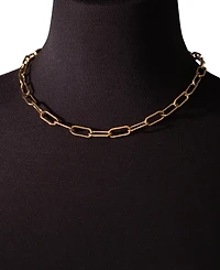 Lola Ade 18k Gold-Plated Stainless Steel Paperclip Chain 18" Collar Necklace