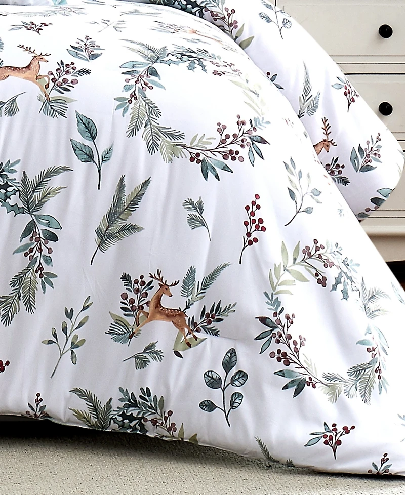 Southshore Fine Linens Happy Holidays Reversible 6-Pc. Comforter Set