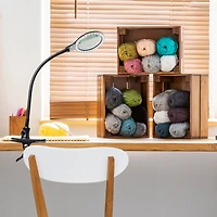 Brightech LightView Flex Led Clamp Magnifier Desk Lamp - (1.75x) 3 Diopter
