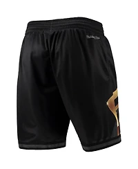 Men's Mitchell & Ness Black Toronto Raptors Big Face 4.0 Fashion Shorts