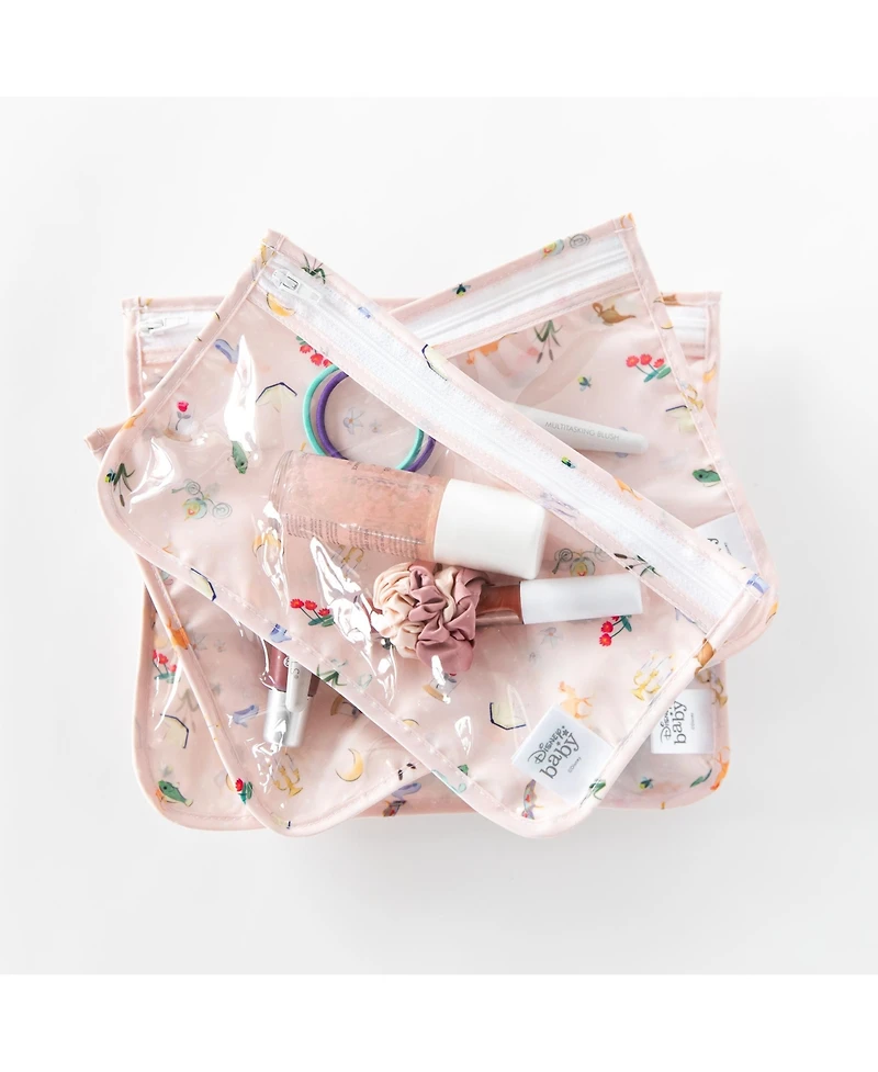 Bumkins Baby Girls Printed Travel Water Resistant Bag, Pack of 3