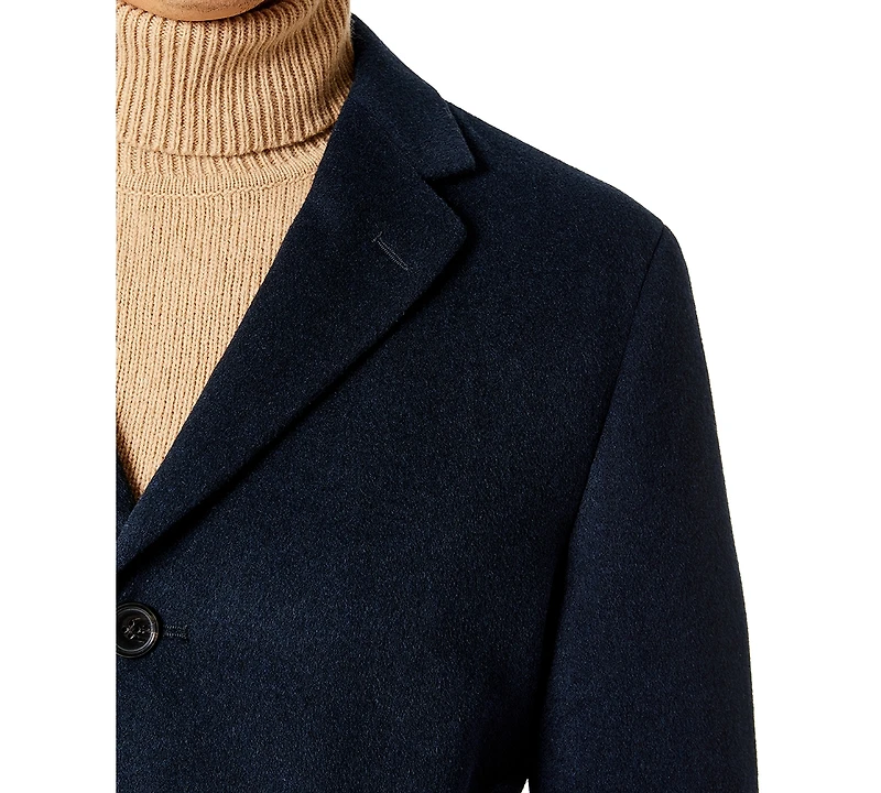 Kenneth Cole Reaction Men's Single-Breasted Classic Fit Overcoat