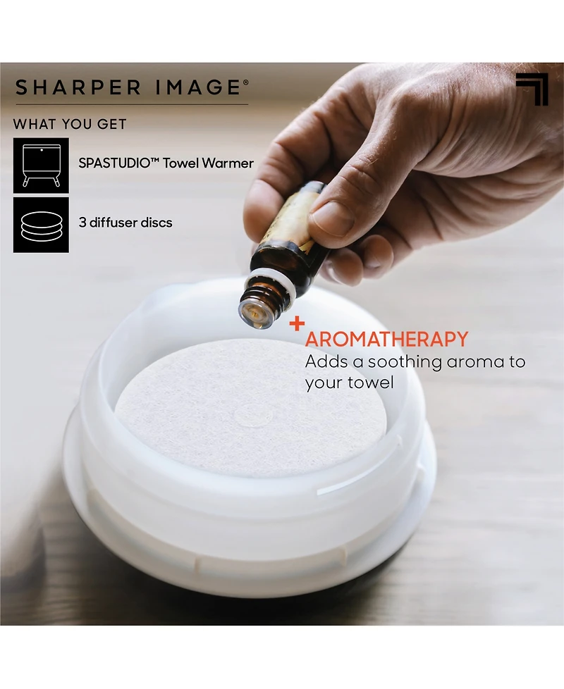 Sharper Image SpaStudio Automatic Towel Warmer