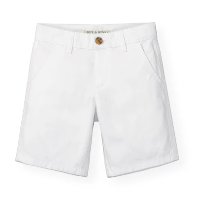 Hope & Henry Toddler Boys Cotton Stretch Chino Short