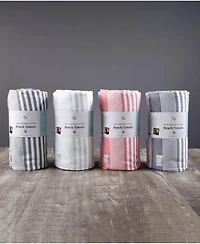 Delilah Home 100% Organic Cotton, Sand Resistant, Sunset Beach Towel, 36" x 70"