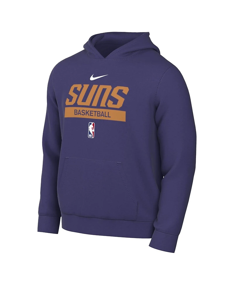Men's Nike Purple Phoenix Suns 2022/23 Spotlight On-Court Practice Performance Pullover Hoodie