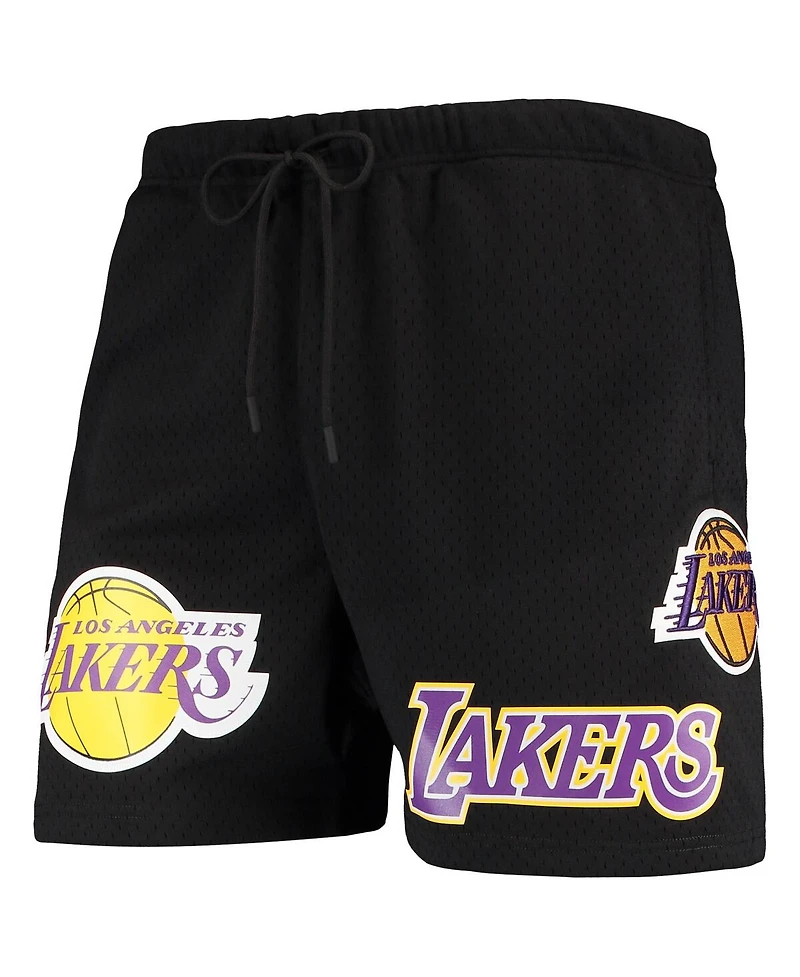 Men's Pro Standard Black Los Angeles Lakers Mesh Capsule Shorts