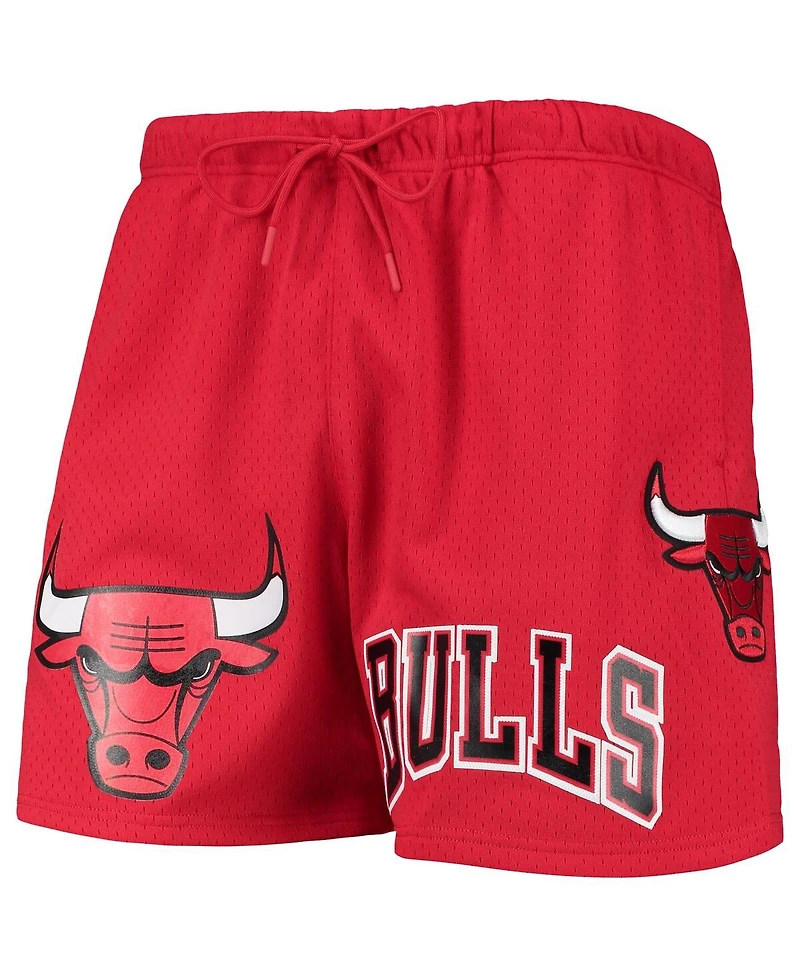 Men's Pro Standard Red Chicago Bulls Mesh Capsule Shorts