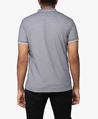 X-Ray Men's Comfort Zip-Neck Tipped Polo Shirt