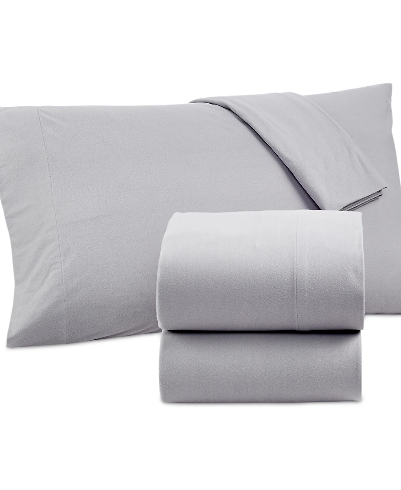 Shavel Micro Flannel Solid 4-pc Sheet Set, Full