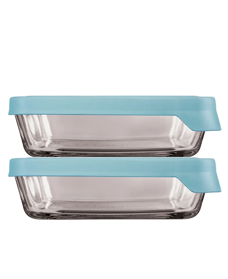 Anchor Hocking 4-Pc. Round Glass Food Storage Set