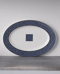 Noritake Infinity Blue Oval Platter
