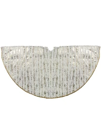 Northlight Wood Grain Pattern Christmas Tree Skirt, 48"
