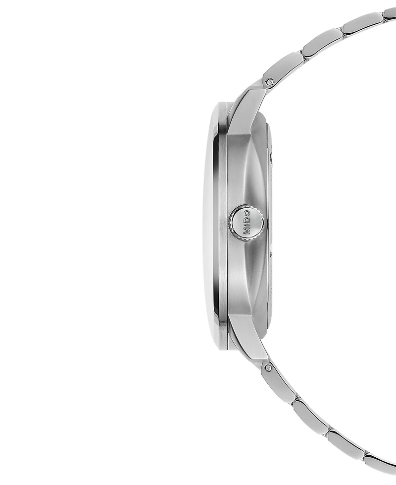 Mido Men's Swiss Automatic Commander Stainless Steel Bracelet Watch 40mm