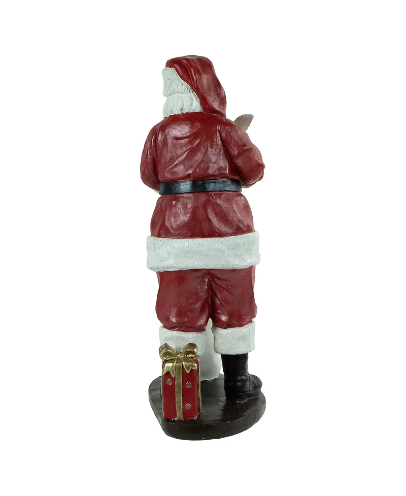 Northlight Santa With Naughty or Nice List Christmas Decoration, 14.5"