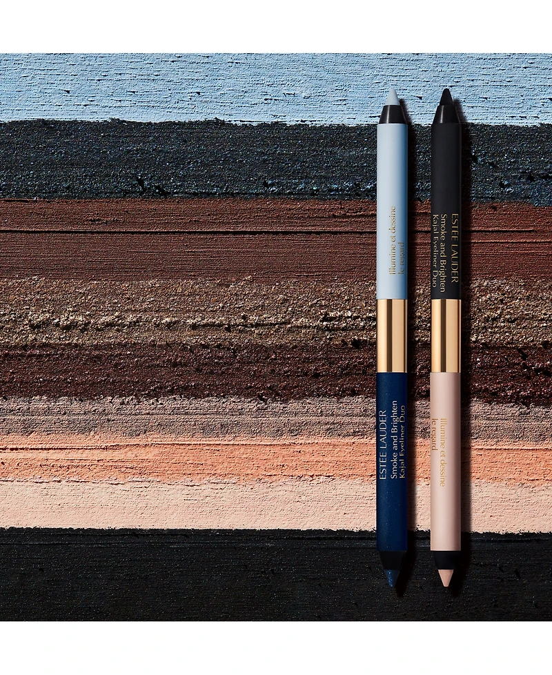 Smoke and Brighten Long-Lasting Waterproof Kajal Eyeliner Duo