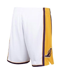 Men's Mitchell & Ness White Los Angeles Lakers 2009/10 Hardwood Classics Authentic Shorts