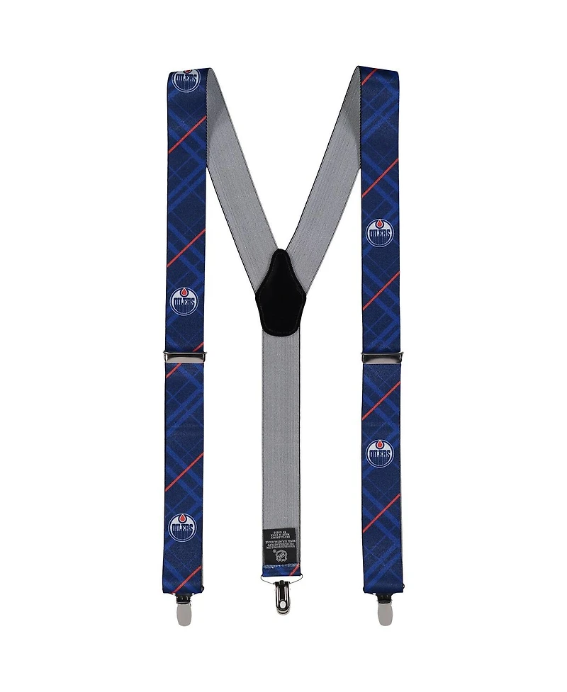 Men's Blue Edmonton Oilers Suspenders