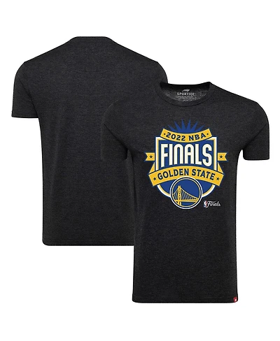 Men's Sportiqe Black Golden State Warriors 2022 Nba Finals Crest Comfy T-shirt