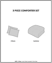 Madison Park Blair Ruched Faux Fur Comforter Sets