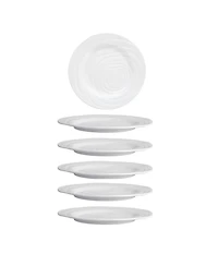 Fortessa Melamine Playa Blanca Plates, Set of 6