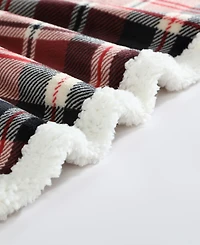 Eddie Bauer Trailhead Plaid Ultra Soft Plush Fleece Throw, 50" x 60"