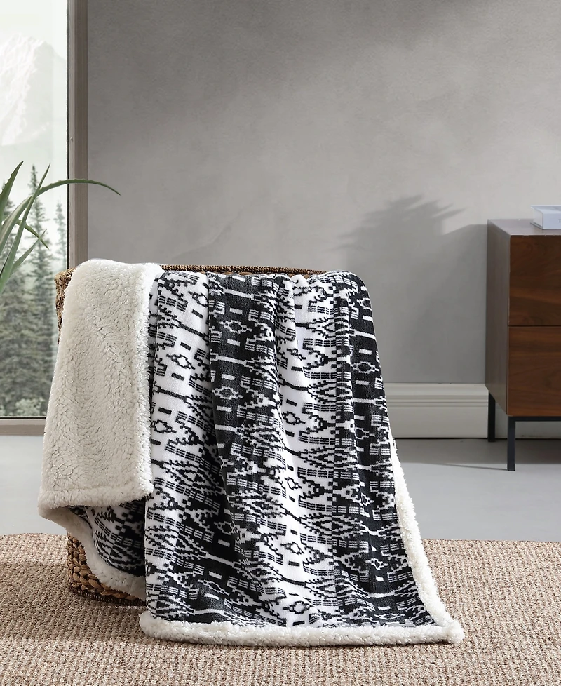 Eddie Bauer San Juan Ultra Soft Plush Fleece Throw, 50" x 60"