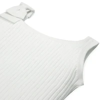 Hope & Henry Baby Girls Sleeveless Sweater Tank with Bow